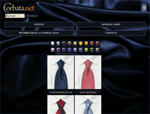 Tablet Screenshot of corbata.net